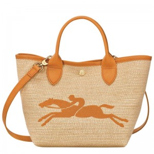 Basket Bag Longchamp Le Panier Pliage S Femme Abricot Orange | 0824-WQHXP