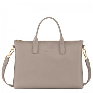 Mallette Longchamp Le Foulonné S Femme Grise | 8516-AYFSX