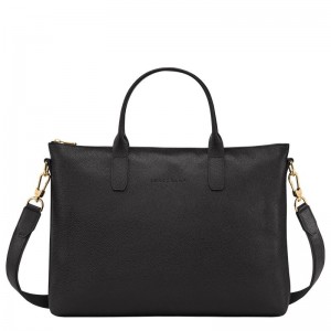 Mallette Longchamp Le Foulonné S Homme Noir | 7865-DGCFP