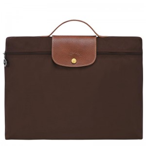 Mallette Longchamp Le Pliage Original S Homme Marron | 5163-WBSKF