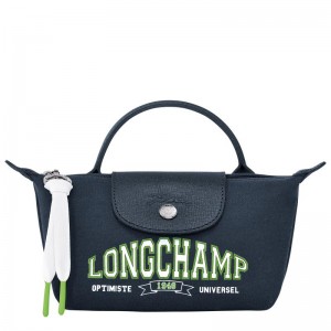 Pochettes Longchamp Le Pliage Collection Femme Bleu Marine | 9702-KVHMO