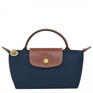 Pochettes Longchamp Le Pliage Original with handle Femme Bleu Marine | 1394-VLJOM