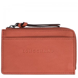 Porte-Cartes Longchamp 3D Homme Rouge | 2485-FRMZG