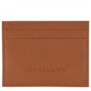 Porte-Cartes Longchamp Le Foulonné Femme Marron | 8092-ZRGBH