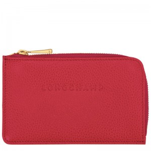 Porte-Cartes Longchamp Le Foulonné Homme Rouge | 8935-XLCGP