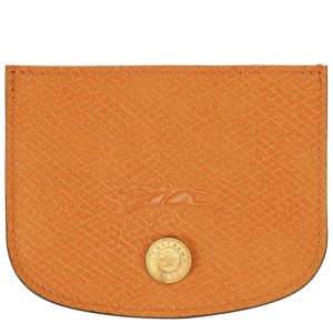 Porte-Cartes Longchamp Épure Femme Abricot Orange | 8573-QMERO