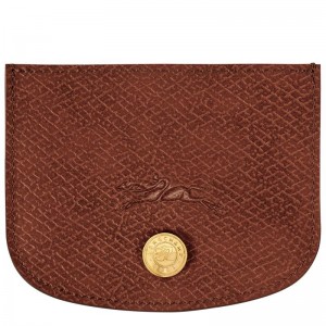 Porte-Cartes Longchamp Épure Femme Marron | 3079-AZYEC