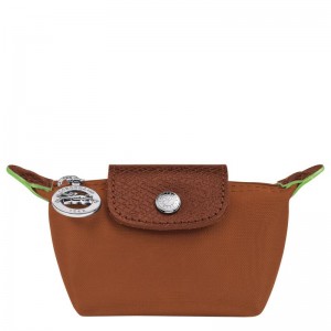 Porte-Monnaie Longchamp Le Pliage Green Femme Marron | 3528-LQUNB