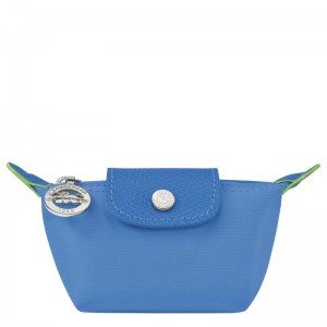 Porte-Monnaie Longchamp Le Pliage Green Femme Bleu | 0523-LUTZA