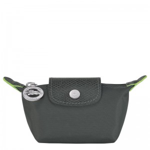 Porte-Monnaie Longchamp Le Pliage Green Femme Grise | 1570-RJAEK