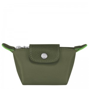 Porte-Monnaie Longchamp Le Pliage Green Homme Vert | 4015-EQBHX