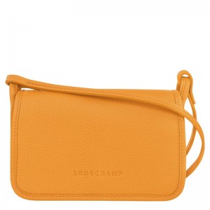 Portefeuilles Longchamp Le Foulonné XS Femme Abricot Orange | 3941-LVUTH