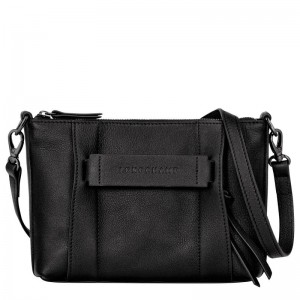 Sac Bandoulière Longchamp 3D S Femme Noir | 1853-OFGLW