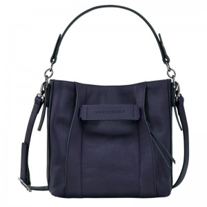 Sac Bandoulière Longchamp 3D S Femme Violette | 4827-CHJUN