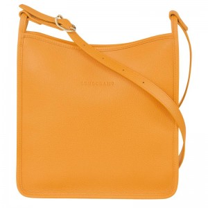 Sac Bandoulière Longchamp Le Foulonné M Femme Abricot Orange | 8061-LCUFJ