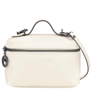 Sac Bandoulière Longchamp Le Pliage Xtra XS Vanity Femme Blanche | 8317-OXNDP