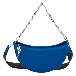 Sac Bandoulière Longchamp Smile S Femme Bleu | 6807-MKRIZ