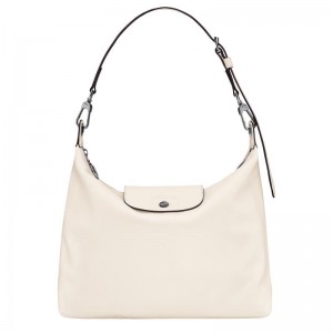 Sac Hobo Longchamp Le Pliage Xtra M Femme Blanche | 4095-THQGI