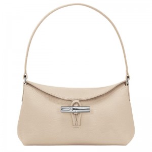 Sac Hobo Longchamp Roseau S Femme Blanche | 3708-CUXNW