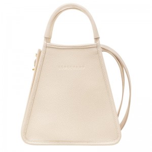 Sac a Main Longchamp Le Foulonné S Femme Blanche | 0843-ZLEMY