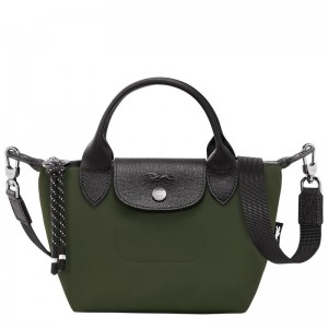 Sac a Main Longchamp Le Pliage Energy XS Femme Kaki | 1942-MREIZ