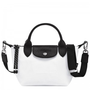 Sac a Main Longchamp Le Pliage Energy XS Femme Blanche | 0495-FQUKA