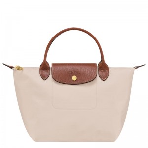 Sac a Main Longchamp Le Pliage Original S Femme Blanche | 1509-XWEPO