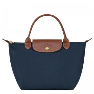 Sac a Main Longchamp Le Pliage Original S Femme Bleu Marine | 9763-TIWPM