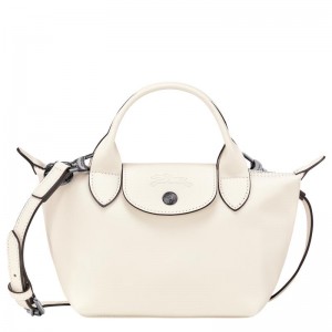 Sac a Main Longchamp Le Pliage Xtra XS Femme Blanche | 4897-OCYQX