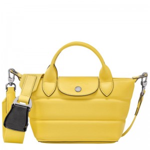 Sac a Main Longchamp Le Pliage Xtra XS Femme Jaune | 9761-ZWDEO