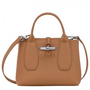 Sac a Main Longchamp Roseau S Femme Marron | 5786-ACELU