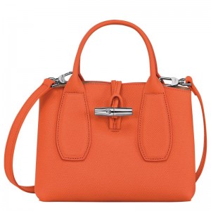 Sac a Main Longchamp Roseau S Femme Orange | 0643-QWORH