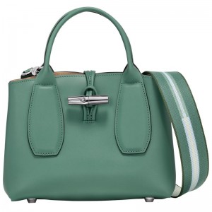 Sac a Main Longchamp Roseau S Femme Vert | 5693-UBMIH