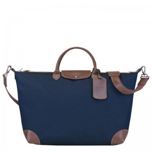 Sac de Voyage Longchamp Boxford S Homme Bleu | 8469-WTPUC