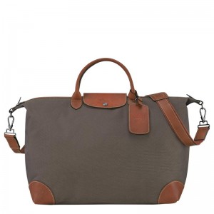 Sac de Voyage Longchamp Boxford S Homme Marron | 6981-NELTC