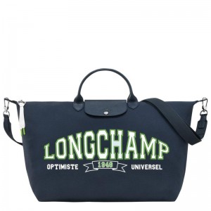 Sac de Voyage Longchamp Le Pliage Collection Homme Bleu Marine | 3476-WZKFG