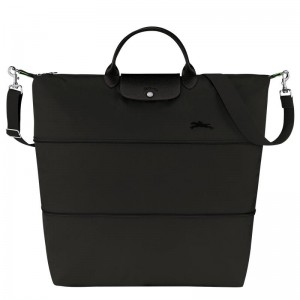 Sac de Voyage Longchamp Le Pliage Green expandable Femme Noir | 1760-GXIRW