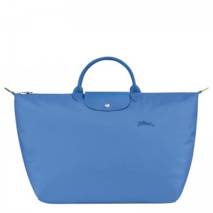 Sac de Voyage Longchamp Le Pliage Green S Homme Bleu | 6830-JYIBX