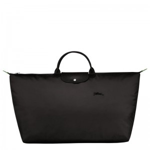 Sac de Voyage Longchamp Le Pliage Green M Homme Noir | 6180-MUKQW