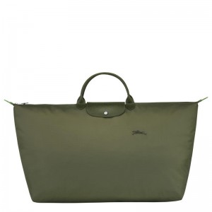 Sac de Voyage Longchamp Le Pliage Green M Homme Vert | 5183-LYVRI