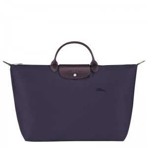 Sac de Voyage Longchamp Le Pliage Green S Femme Violette | 9605-CYPML