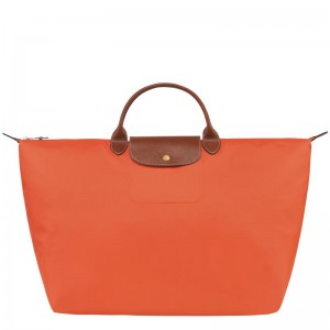 Sac de Voyage Longchamp Le Pliage Original S Femme Orange | 4961-CMWOI