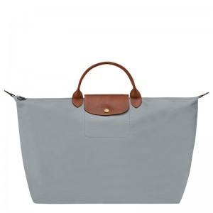 Sac de Voyage Longchamp Le Pliage Original S Femme Grise | 6830-PLAWV