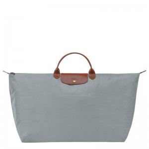 Sac de Voyage Longchamp Le Pliage Original M Femme Grise | 2608-RYWIL