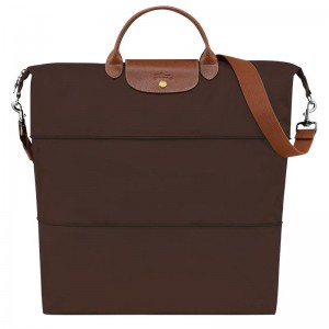 Sac de Voyage Longchamp Le Pliage Original expandable Femme Marron | 0928-PQJYW