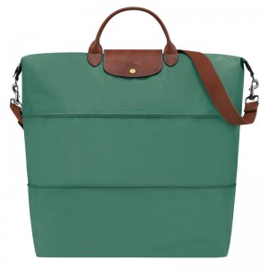 Sac de Voyage Longchamp Le Pliage Original expandable Femme Vert | 1697-HEDVZ