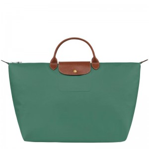 Sac de Voyage Longchamp Le Pliage Original S Homme Vert | 7634-ASMUI