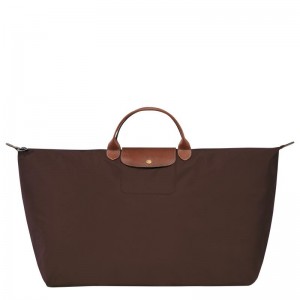 Sac de Voyage Longchamp Le Pliage Original M Homme Marron | 5493-MEIQG