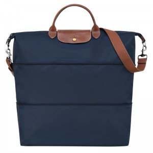 Sac de Voyage Longchamp Le Pliage Original expandable Homme Bleu Marine | 0615-TCZPQ