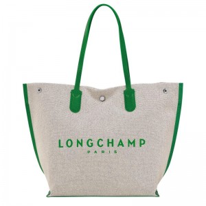 Sacs Fourre Tout Longchamp Essential L Femme Vert | 0391-ITBNU